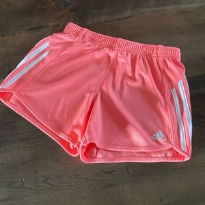 Girls Adidas brand athletic shorts
